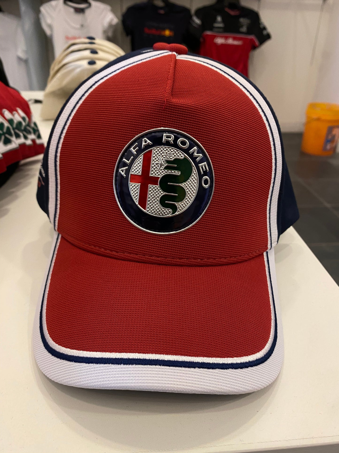 Alfa Romeo Mens Baseball Logo Team Cap