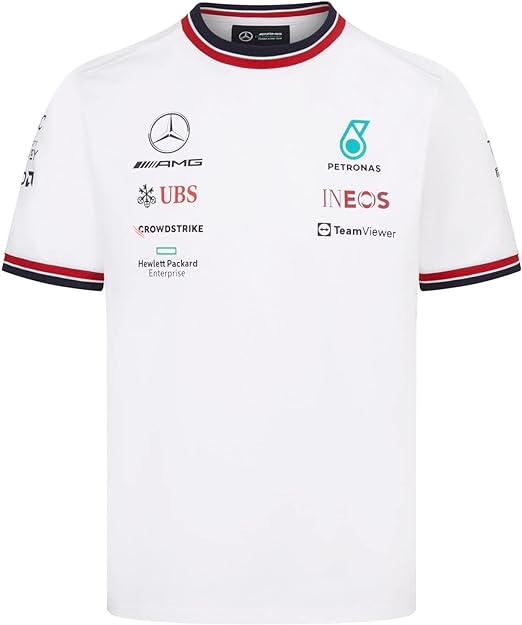 Mercedes-AMG Petronas Formula 1 Team Kids Driver T-Shirt White 2022-RP Teamwear