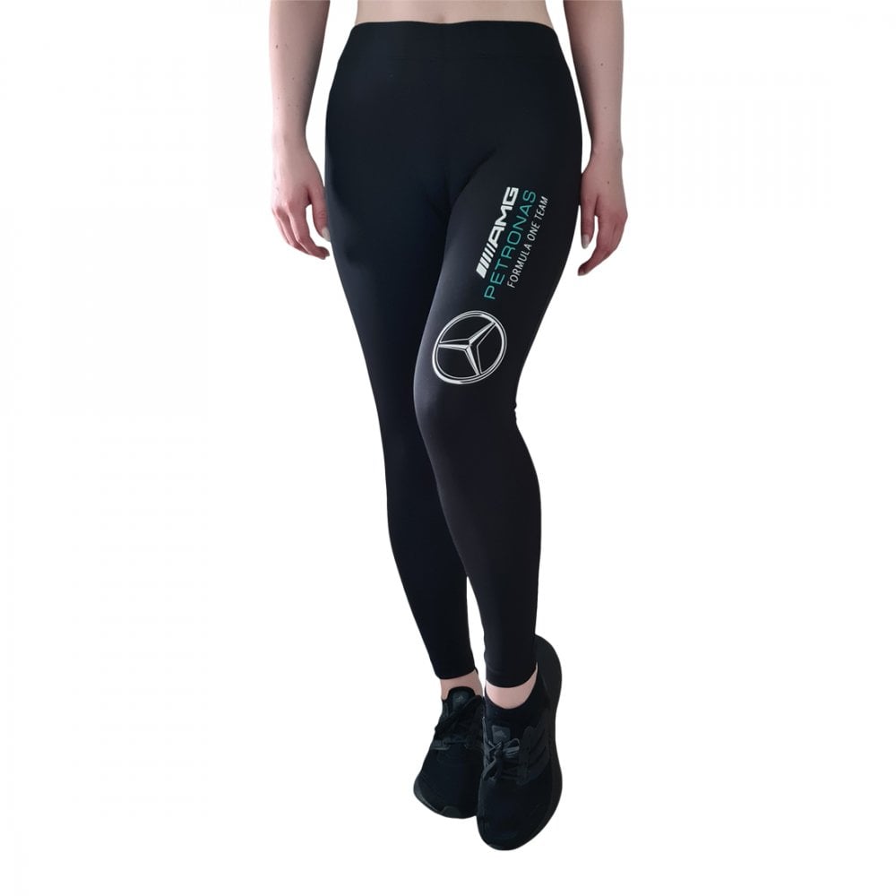 Mercedes-AMG Petronas Formula 1 Team Women's Stealth Leggings Black 2023-Fanwear