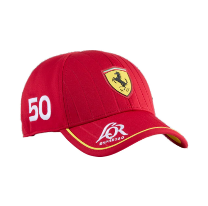 Scuderia Ferrari Team Baseball Cap 50 Red 2025-RP Teamwear