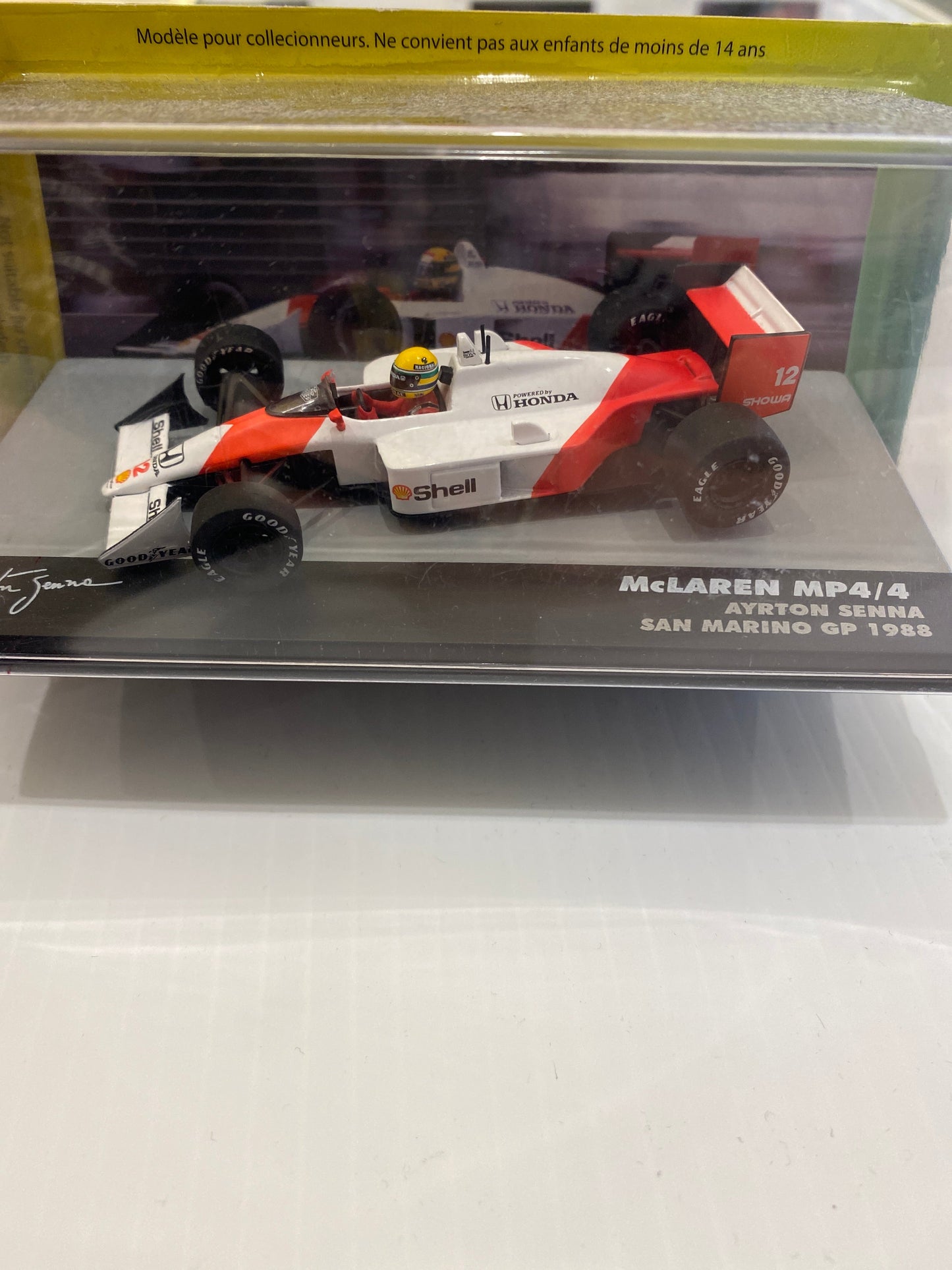 1:18 Scale Model | Ayrton Senna McLaren MP4/4 San Marino GP 1988 Car