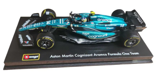 1:43 Scale Model | Aston Martin Race Arm23 Alonso With Driver Car