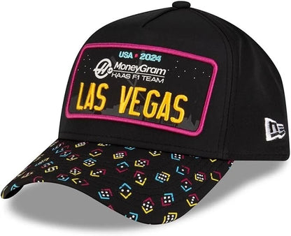Haas F1 Special Edition Vegas EF Black Cap 2024-RP Teamwear