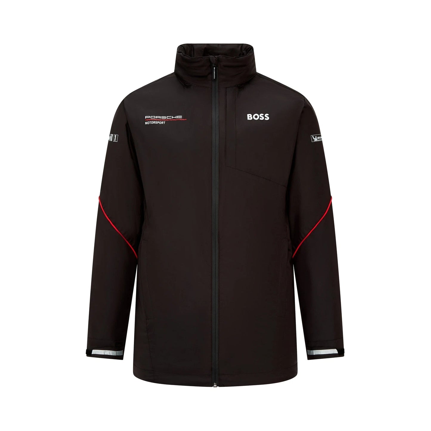 Porsche Formula E Unisex Team Rain Jacket Black 2024-RP Teamwear