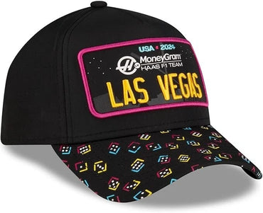 Haas F1 Special Edition Vegas EF Black Cap 2024-RP Teamwear