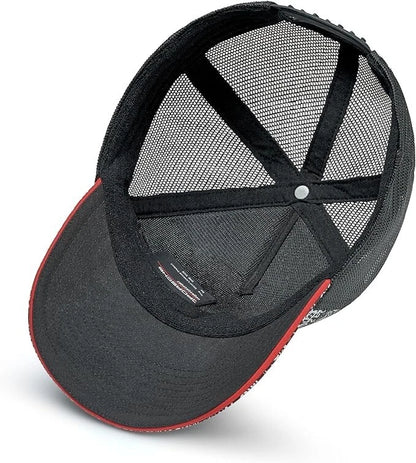 Porsche Quoted AOP Trucker Cap Black 2024-Fanwear
