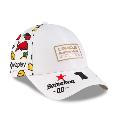 Red Bull Racing Special Edition Vegas Max Verstappen White Cap 2024-RP Teamwear
