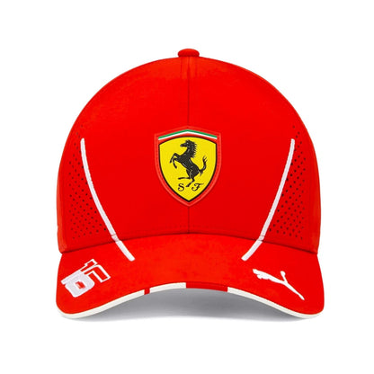 Scuderia Ferrari Kids Charles Leclerc Cap Burnt Red 2024-RP Teamwear