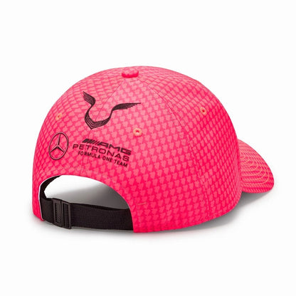 Mercedes-AMG Petronas Formula 1 Team Special Edition Miami Lewis Hamilton Col Baseball Cap Pink 2023-RP Teamwear
