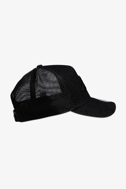 Valentino Rossi Denim EF Trucker Black Cap 2024