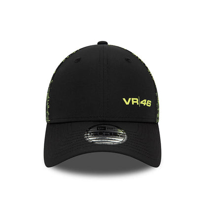Valentino Rossi Poly Print 9Forty Black Yellow Cap 2024-Fanwear