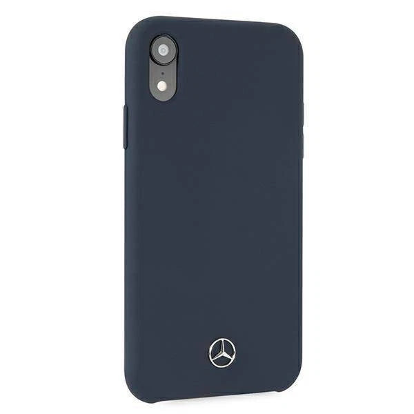 Mercedes iPhone XR Hard Case - Silicone - Navy
