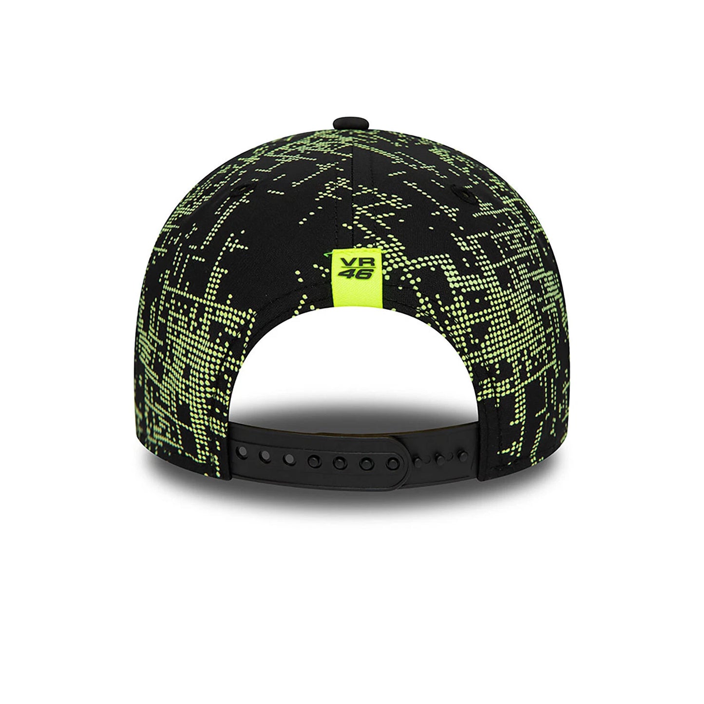 Valentino Rossi Poly Print 9Forty Black Yellow Cap 2024-Fanwear