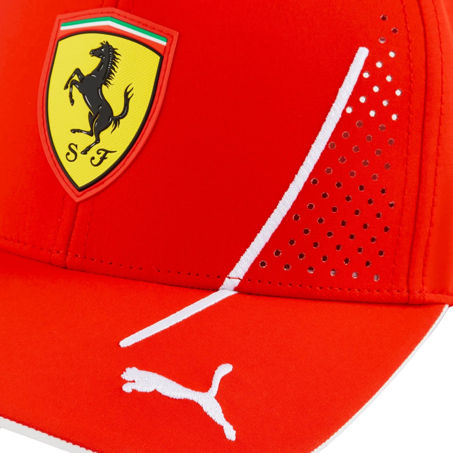 Scuderia Ferrari Kids Charles Leclerc Cap Burnt Red 2024-RP Teamwear