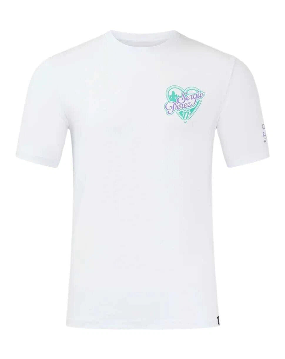 Red Bull Racing Special Edition Sergio Perez Mexico T-Shirt 2024 White-Fanwear