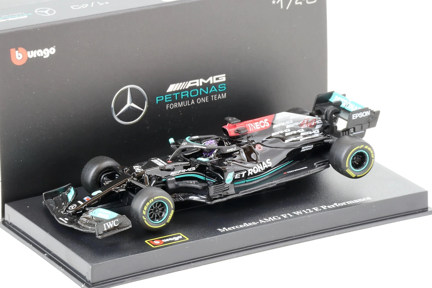 1:43 Scale Model | Mercedes-Amg F1 W12 Performance Signature #44 Lewis Hamilton