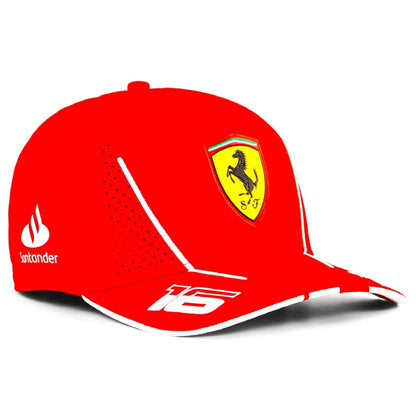 Scuderia Ferrari Charles Leclerc Cap Burnt Red 2024-RP Teamwear