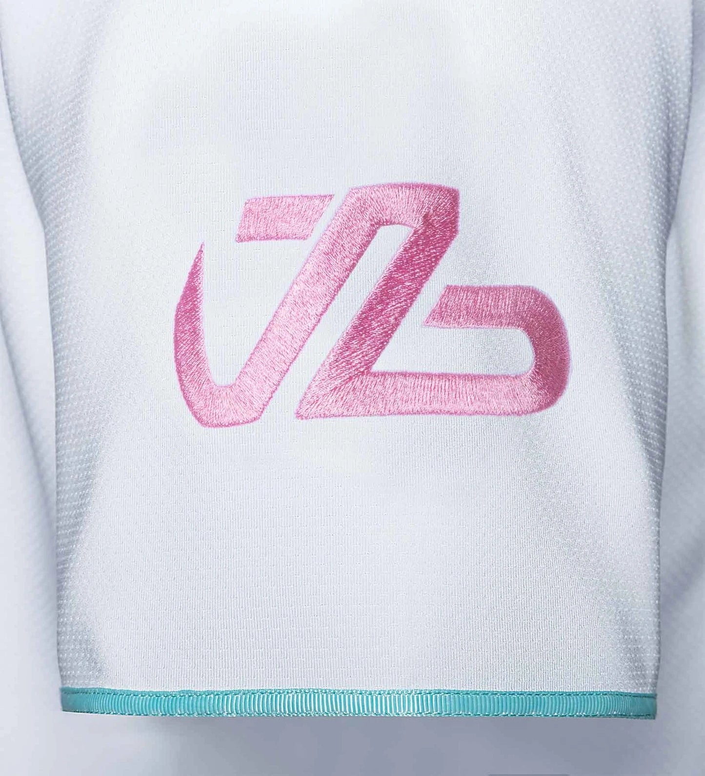 Stake Sauber Special Edition Flamingo Baseball Shirt Valtteri Bottas Miami White 2024-RP Teamwear