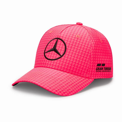 Mercedes-AMG Petronas Formula 1 Team Special Edition Miami Lewis Hamilton Col Baseball Cap Pink 2023-RP Teamwear