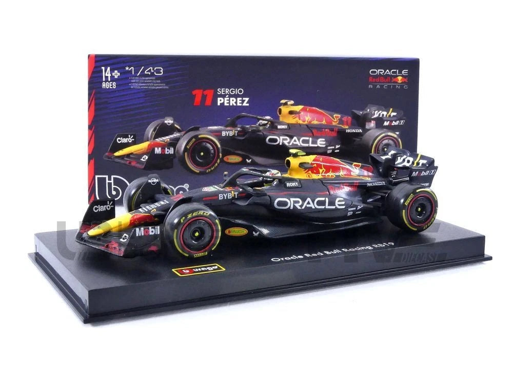 1:43 Scale Model | Redbull Rb19 #11 Sergio Sergio PÃ©rez Signature