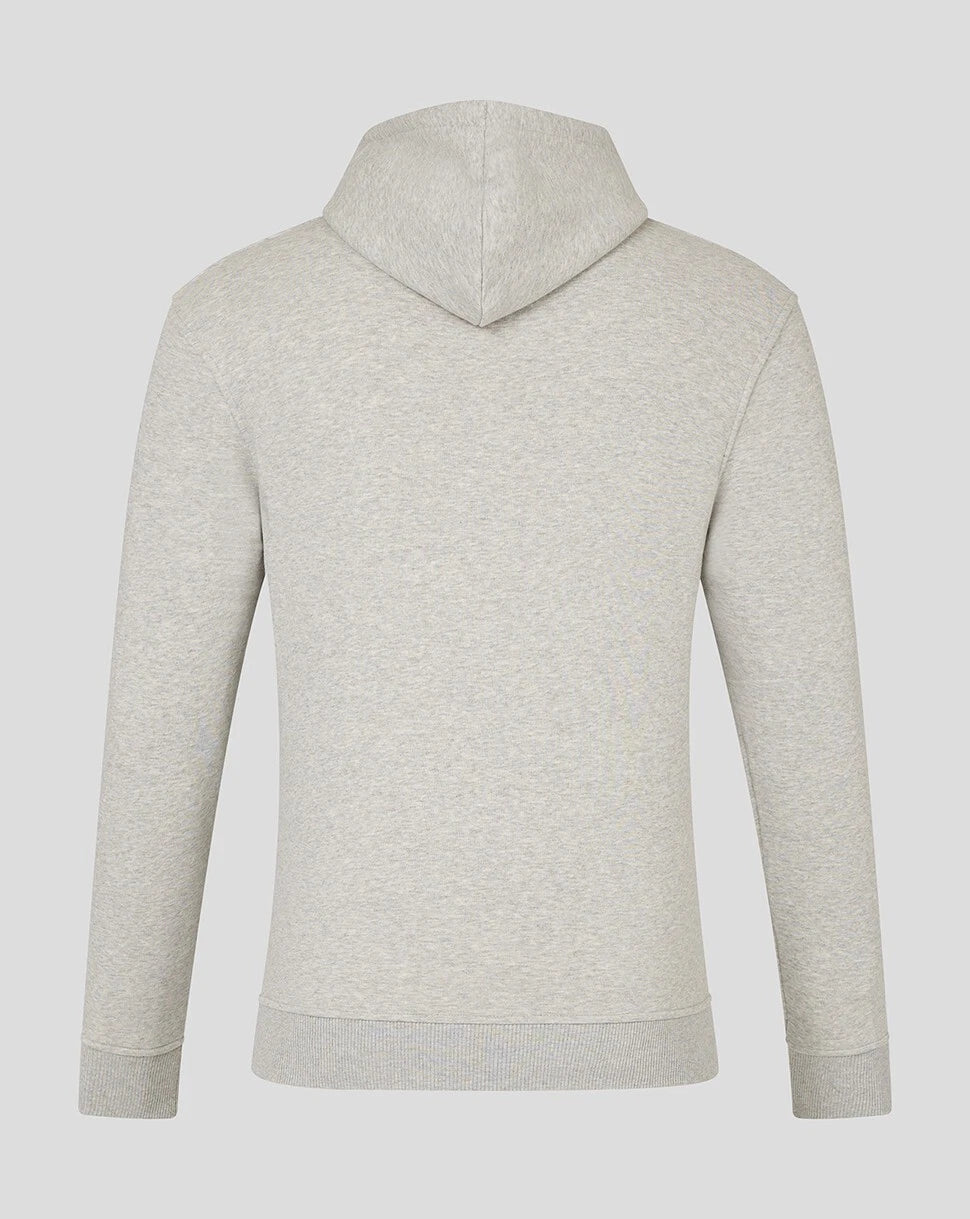 Red Bull Racing Men's Core Overhead Hoodie Mono Logo Grey 2024-Fanwear