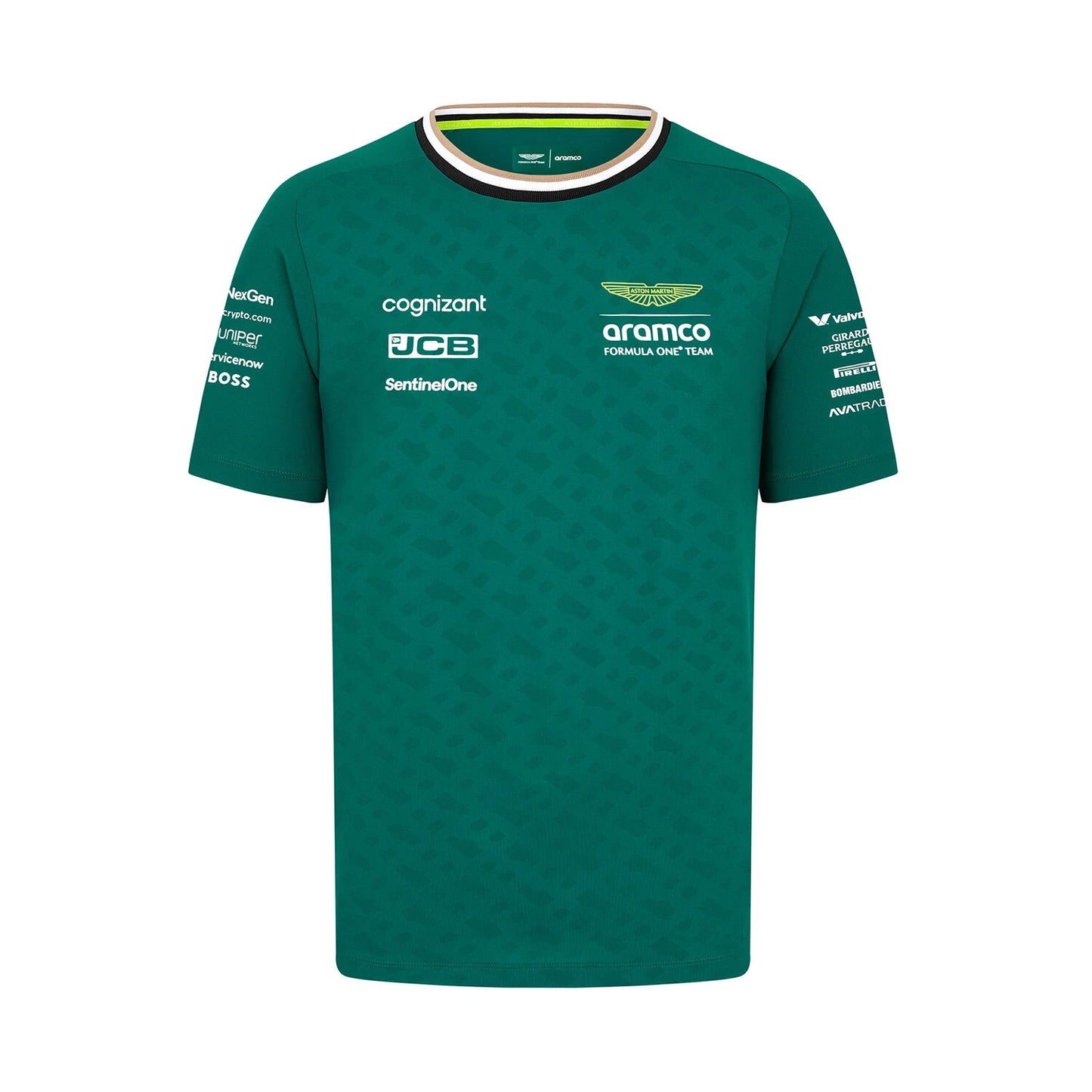 Aston Martin F1 Kids Fernando Alonso Team T-Shirt Green 2024-RP Teamwear