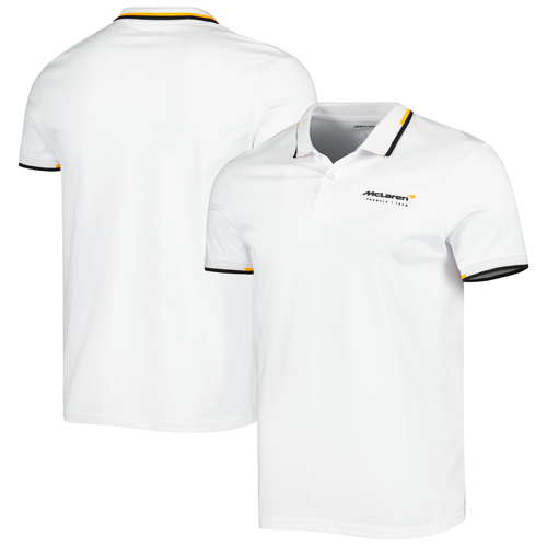 Mclaren Men's Polo Shirt White 2023-Fanwear