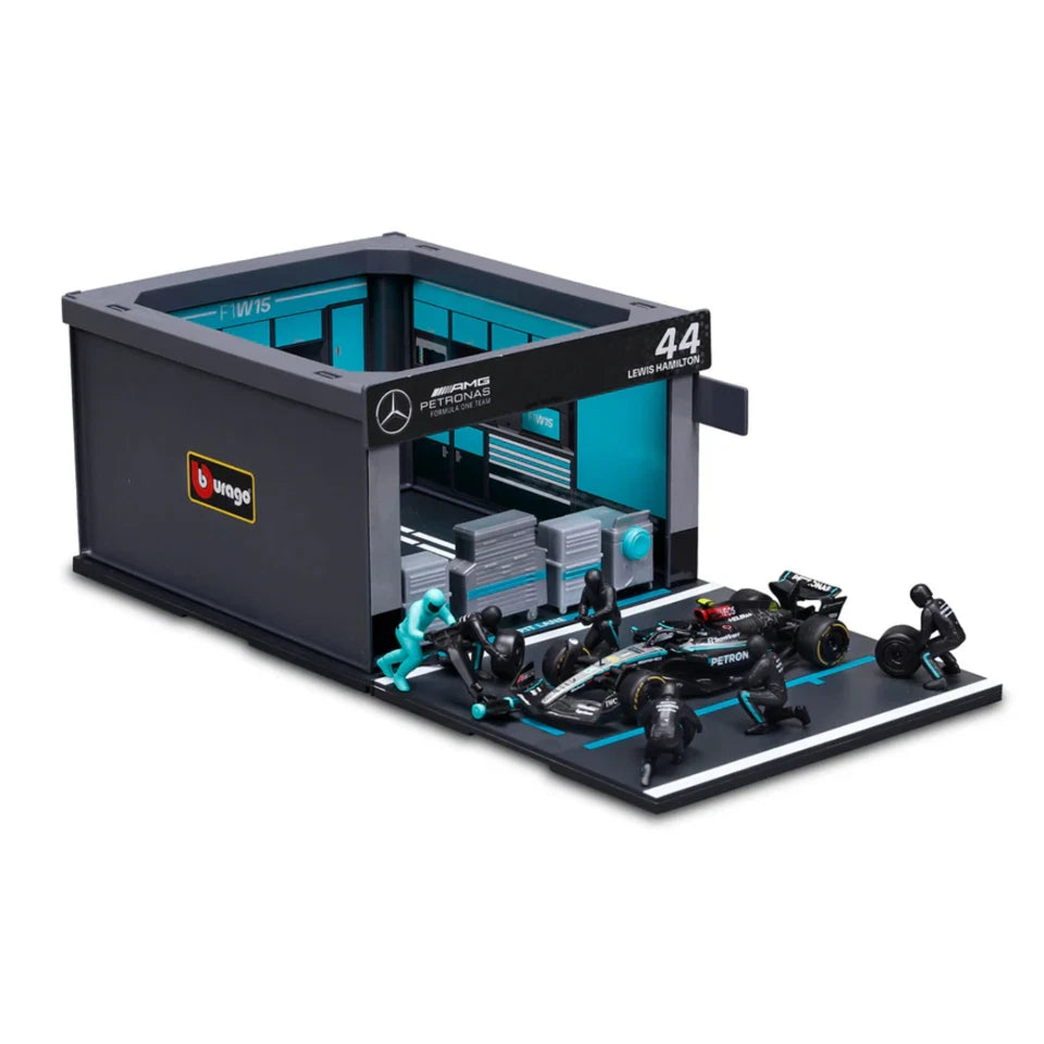 1:43 Scale Model | Mercedes-AMG F1 Lewis Hamilton Pit Pass Set
