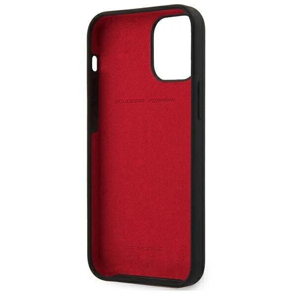 Ferrari iPhone 12 Mini Silicone Case - Black