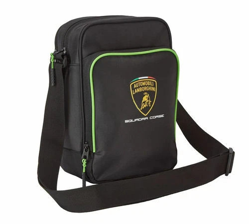 Lamborghini Shoulder Bag Black Green