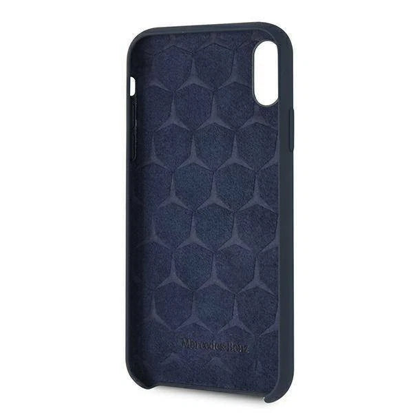 Mercedes iPhone XR Hard Case - Silicone - Navy