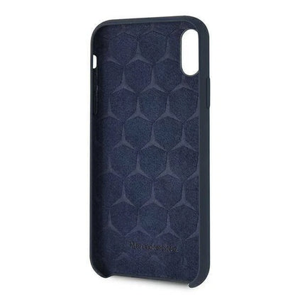 Mercedes iPhone XR Hard Case - Silicone - Navy