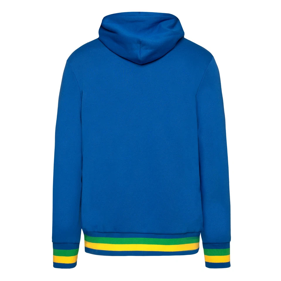 Ayrton Senna Men's Collegiate Hoodie Blue 2025