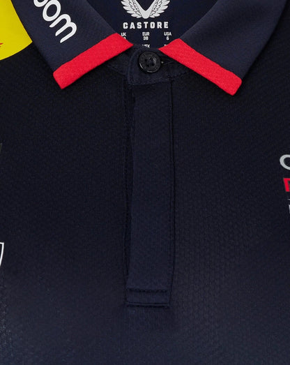 Red Bull Racing Women's Stretch Snap Polo Shirt 2024-RP Teamwear