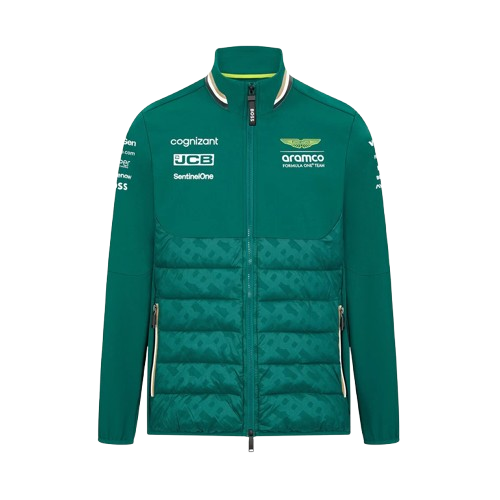Aston Martin F1 Team Hybrid Jacket Green 2024-RP Teamwear