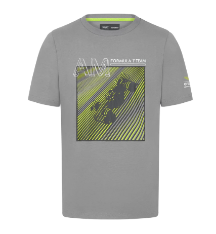 Aston Martin F1 Tonal Car Graphic T-Shirt Night Owl 2024-Fanwear