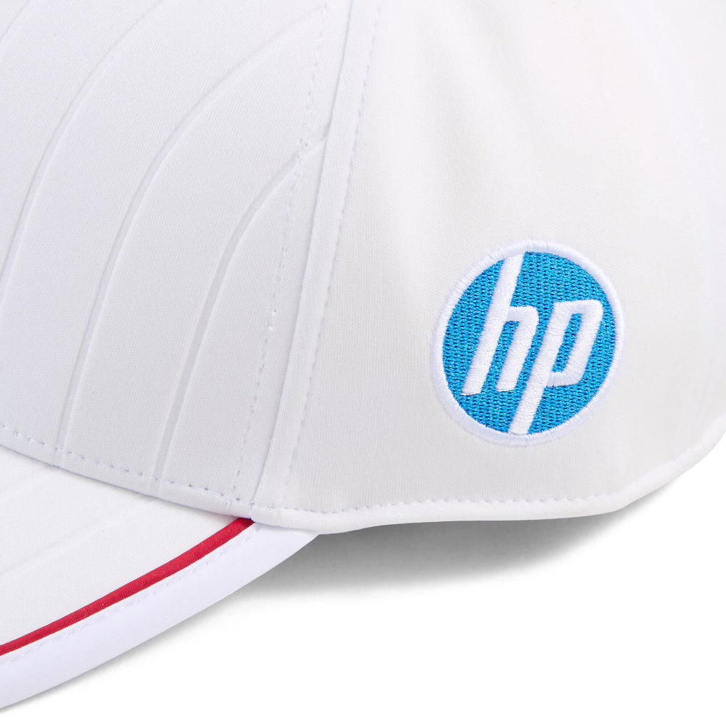 Scuderia Ferrari Charles Leclerc White Cap 2025-RP Teamwear