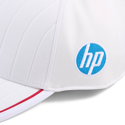 Scuderia Ferrari Charles Leclerc White Cap 2025-RP Teamwear