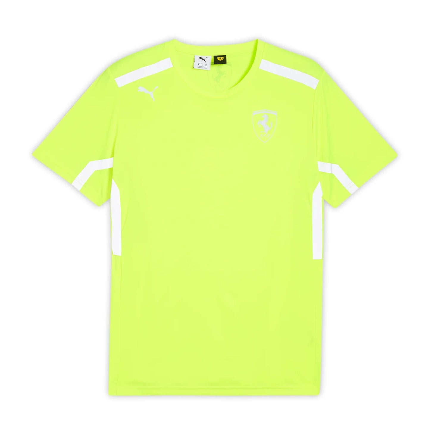 Scuderia Ferrari Team Set Up T-Shirt Neon Green 2025