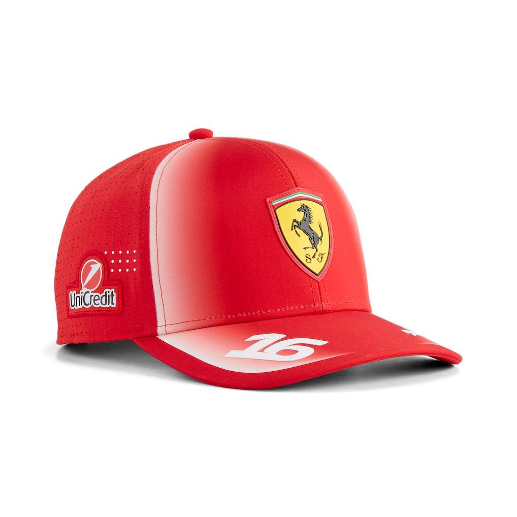 Scuderia Ferrari Kids Charles Leclerc Cap Red 2026 - RP Teamwear