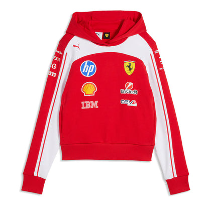 Scuderia Ferrari Women's Team Hoodie Red 2026 - RP Teamwear