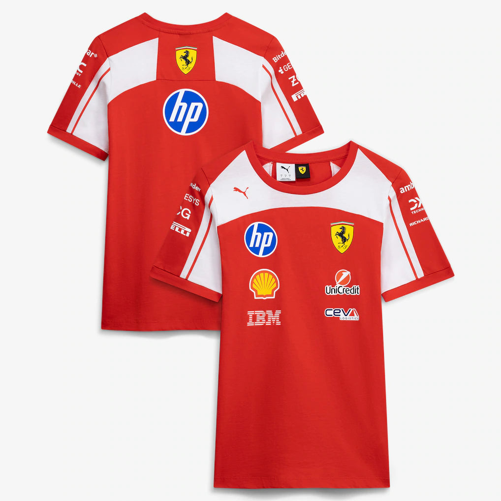 Scuderia Ferrari Women's T-Shirt Red 2026 - RP Teamwear