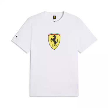Scuderia Ferrari Large Shield T-shirt White 2026 - Fanwear