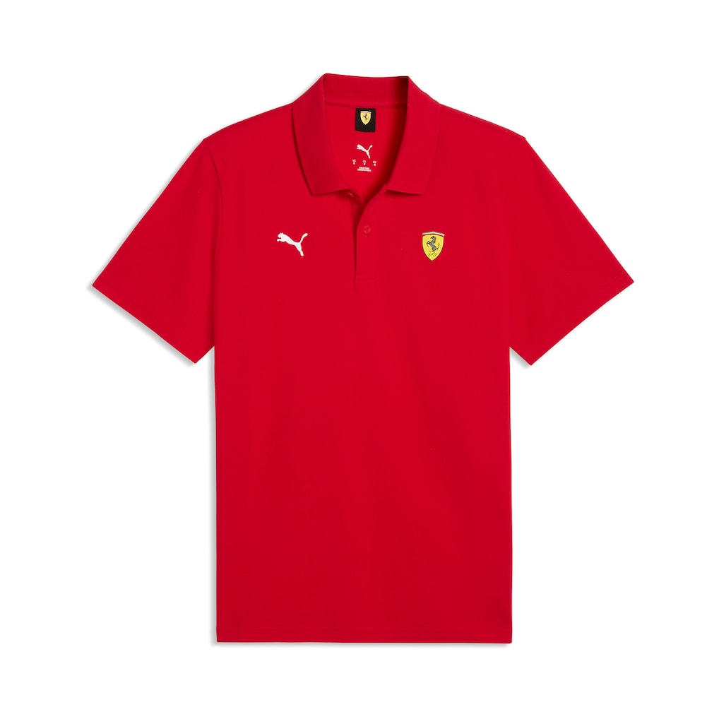 Scuderia Ferrari Men's Polo Shirt Red 2026 - Fanwear