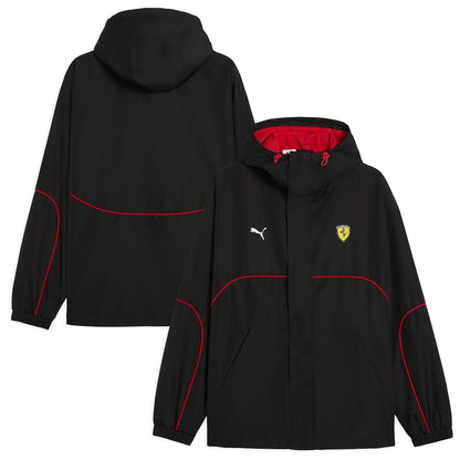 Scuderia Ferrari Men's Rain Jacket Black 2026 - Fanwear