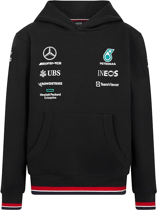 Mercedes-AMG Petronas Formula 1 Team Kids Hooded Sweat 2022-RP Teamwear