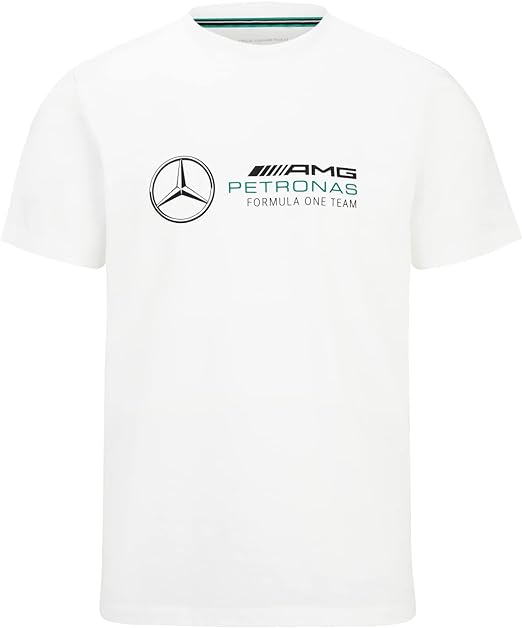 Mercedes-AMG Petronas Formula 1 Team Large Logo T-Shirt White 2022-Fanwear
