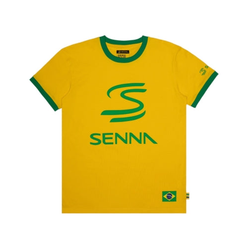 Ayrton Senna Men's Legacy T-Shirt Yellow 2026 - Fanwear