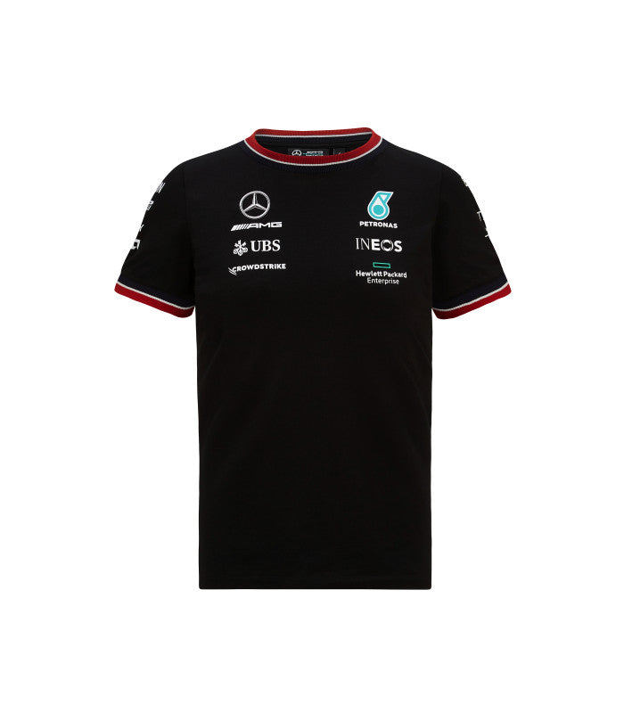 Mercedes-AMG Petronas Formula 1 Team Kids Driver T-Shirt Black 2021 - Rp Teamwear