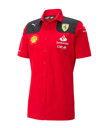 Scuderia Ferrari Men's Team Shirt Red 2023-RP Teamwear